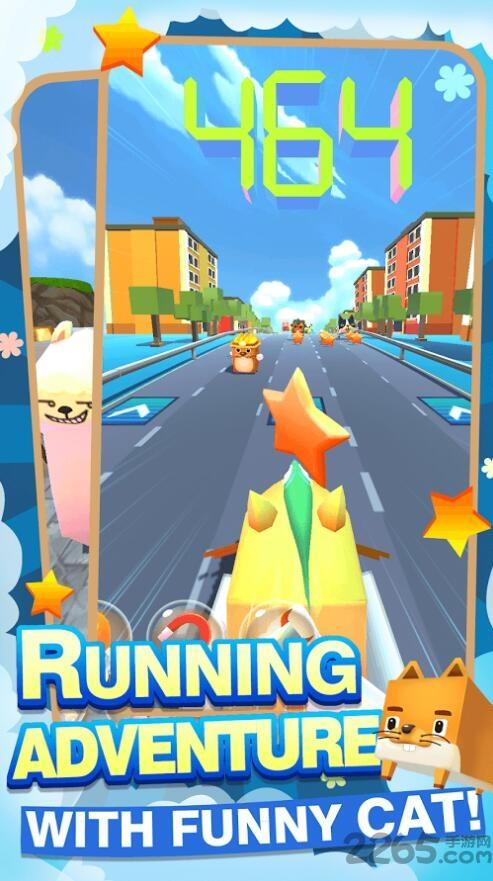 神喵逃亡内购破解版(amazingcatrun)下载,神喵逃亡,动作游戏,跑酷游戏